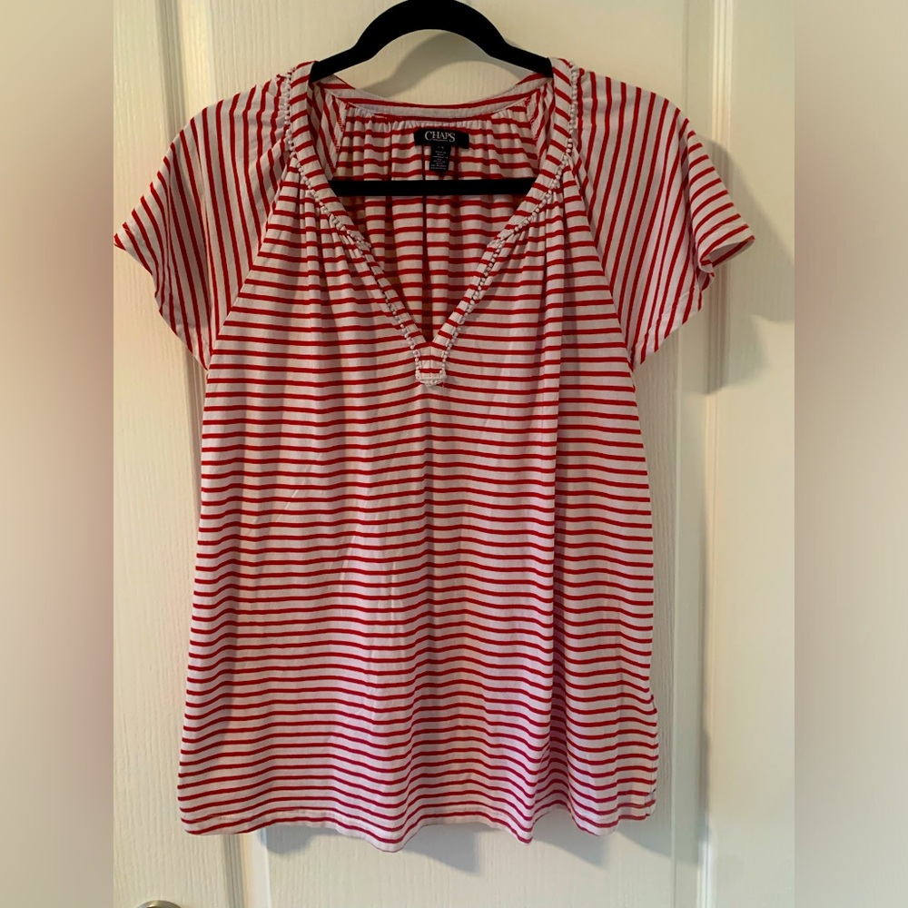 Chaps Striped Tee